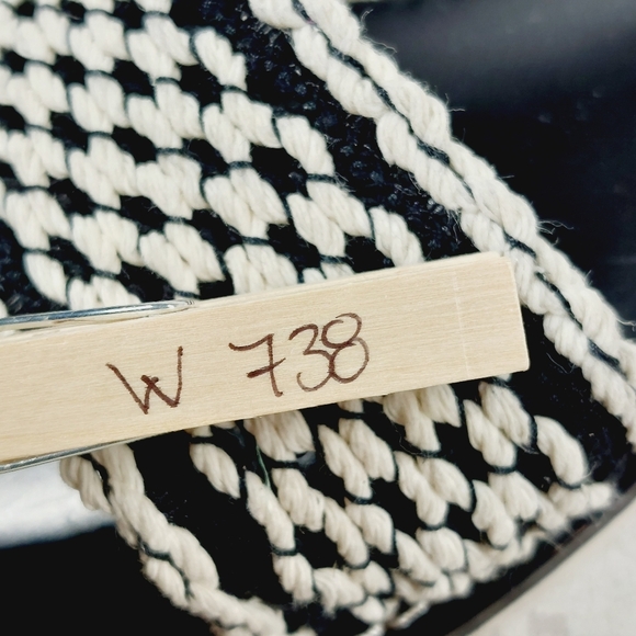 New Rag & Bone Leather Melrose Bicolor Plank Black & White Flat Sandals W738 - Picture 11 of 11